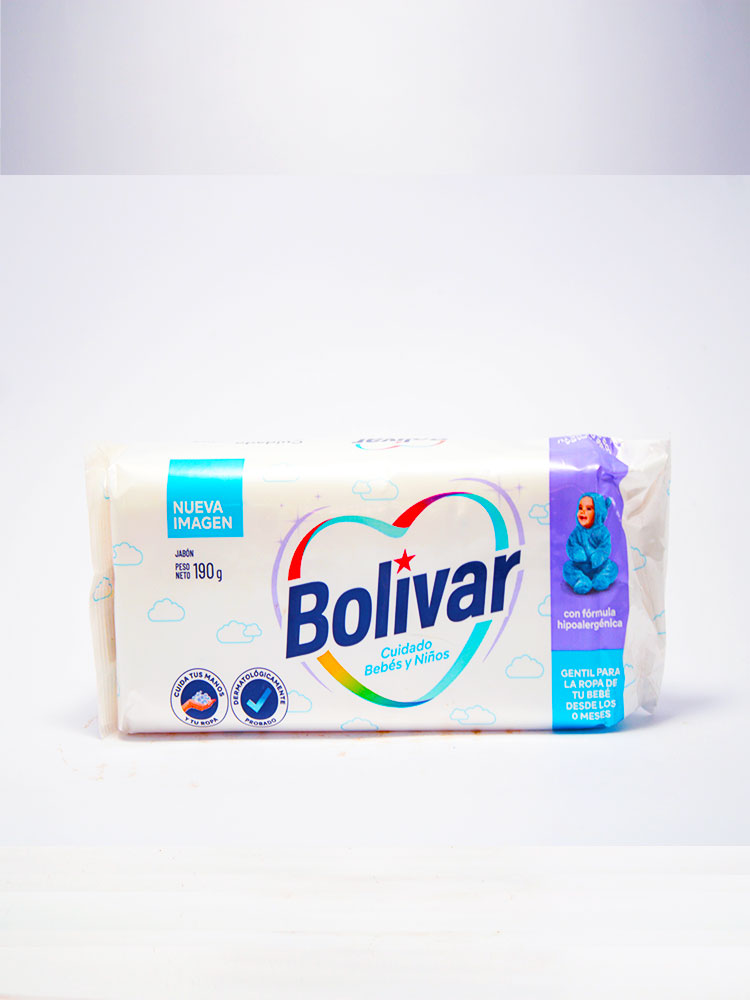 Jabón Bolívar Cuidado de Bebé 190 Gr.