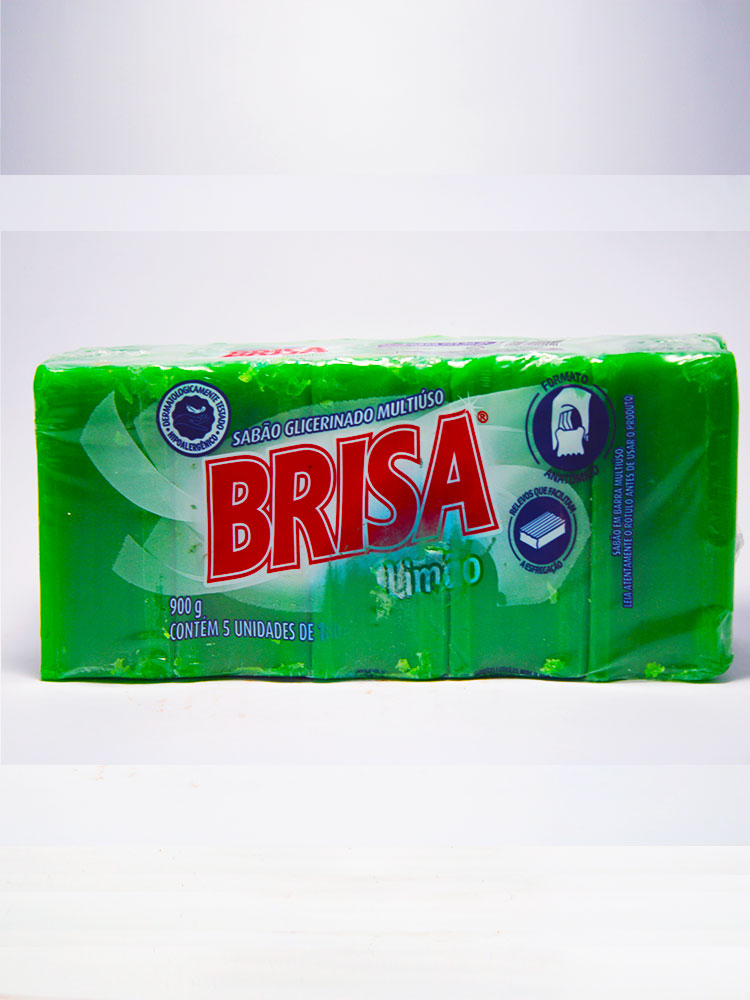 Jabón Brisa Limón 5 Unidades 900 Gr.