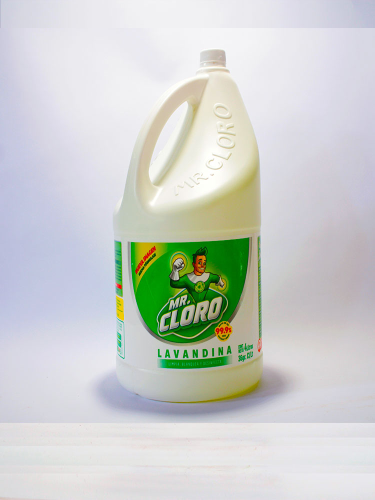 Lavandina Mr. Cloro 4 Lt.