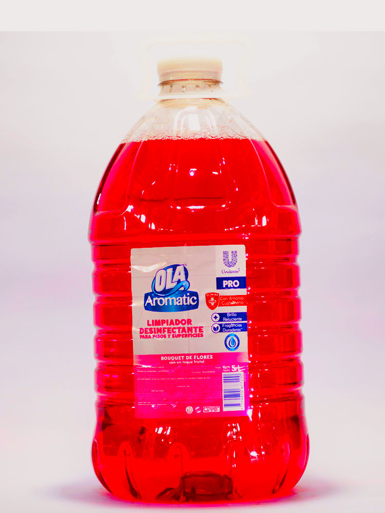 Limpiador Desinfectante Bouquet de Flores Ola 5 Lt.