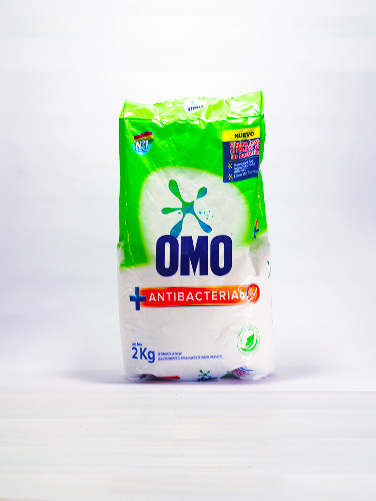 Detergente Antibacterial OMO 2 Kg.