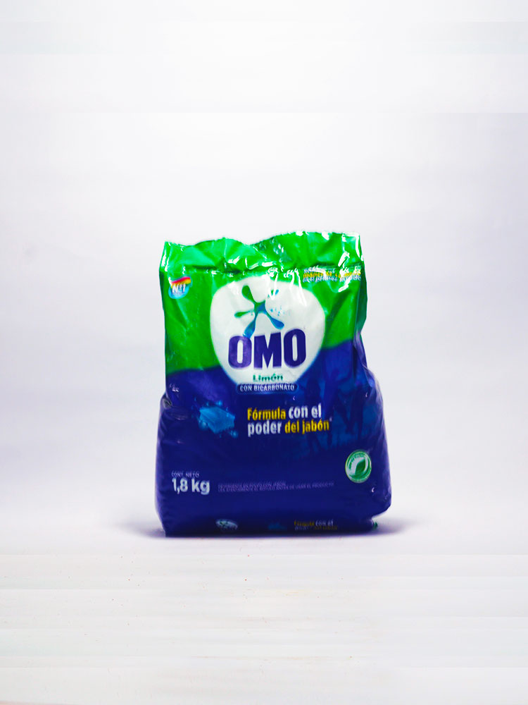 Detergente Limón con Bicarbonato OMO 1.8 Kg.