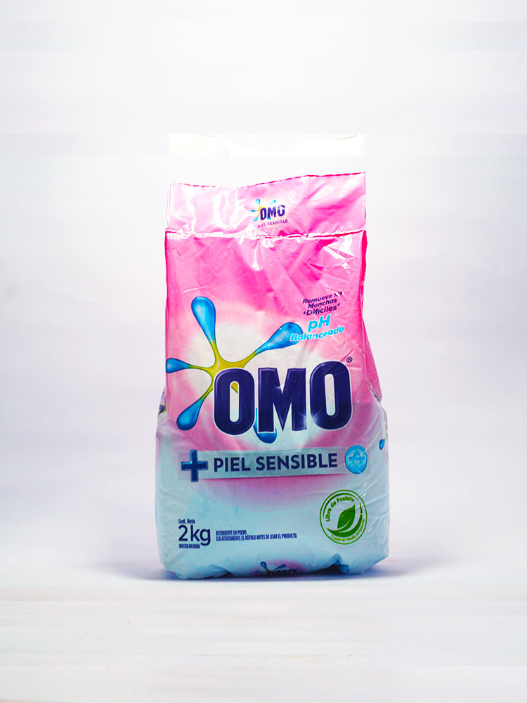 OMO-PIEL-SENCIBLE-2KG Detergente Piel Sensible OMO 2 Kg.