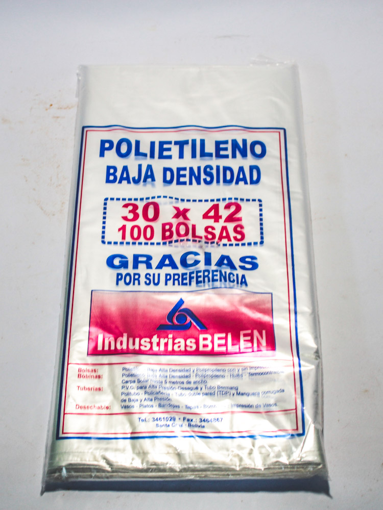 Bolsa 30x42 Belen 100 Unidades