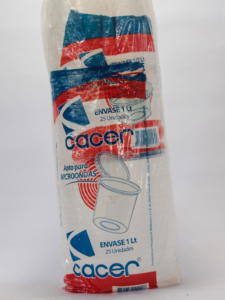 Envase 1 LT. Cacel 25 Unidades