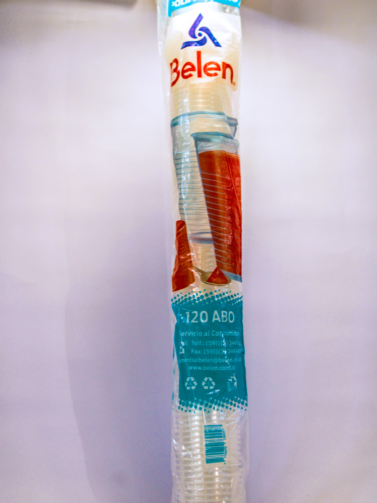 Vasos 120 AGO Belén 100 Unidades