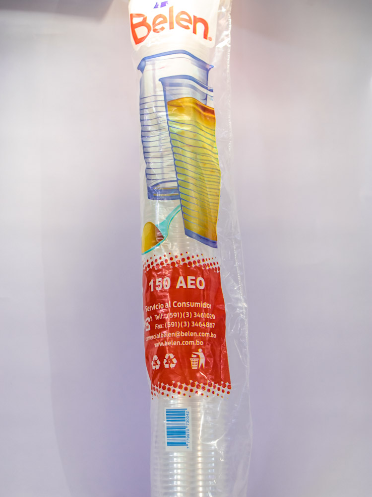 Vasos 150 AEO Belén 100 Unidades