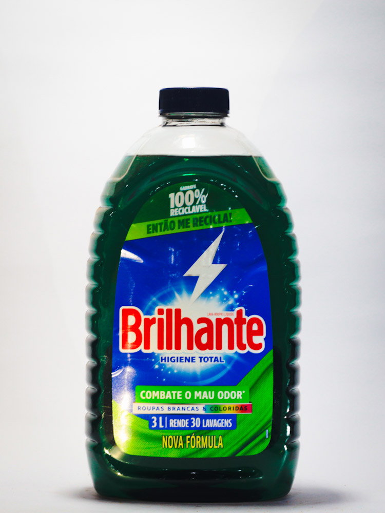 Detergente Líquido Brilhante Higiene Total 3 Lt.