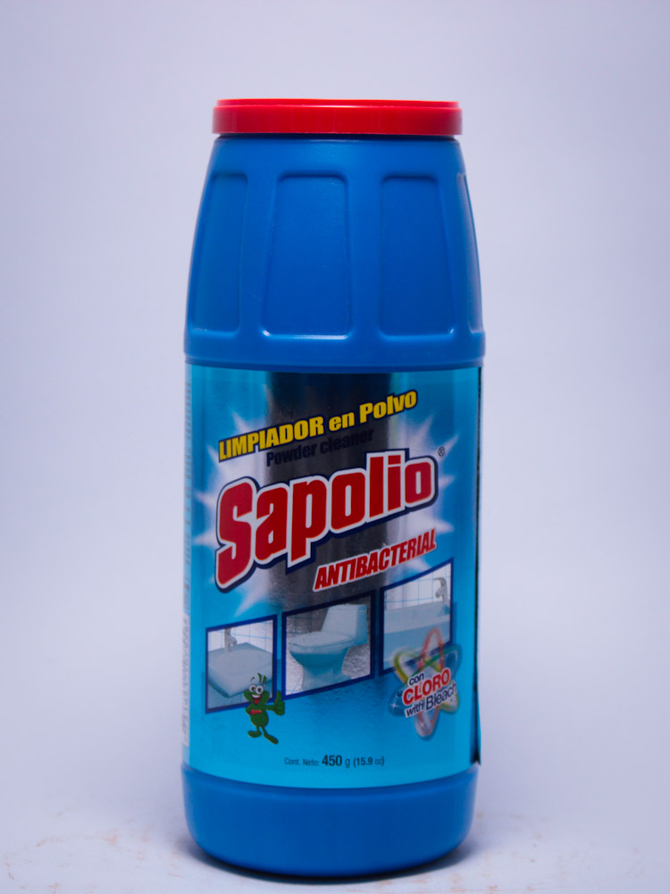 Limpiador en Polvo Antibacterial Sapolio 450 Gr.