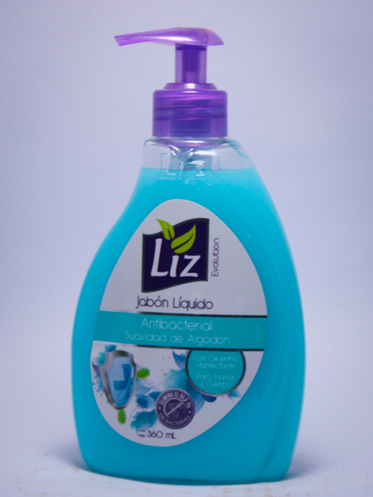 Jabón Líquido Suavidad Algodón Liz 360 Ml.
