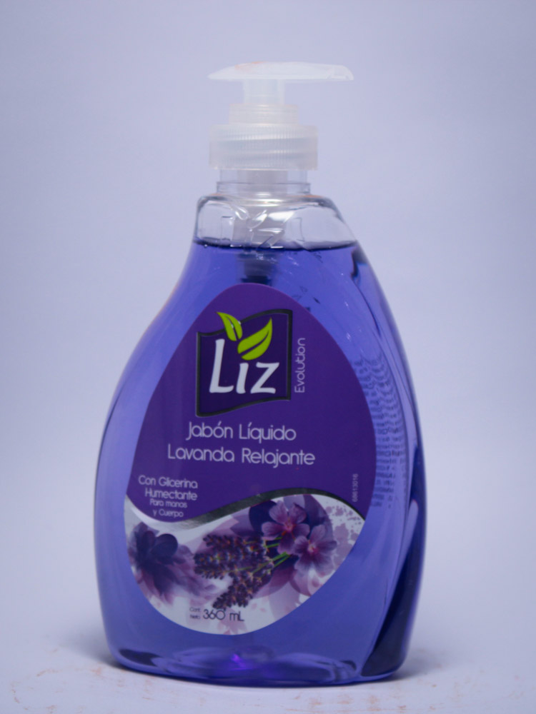 Jabón Líquido Lavanda Liz 360 Ml.