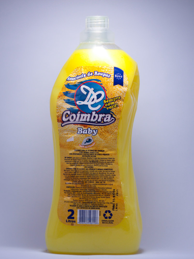 Amaciante de Ropa Bady Coimbra  2 Lt.