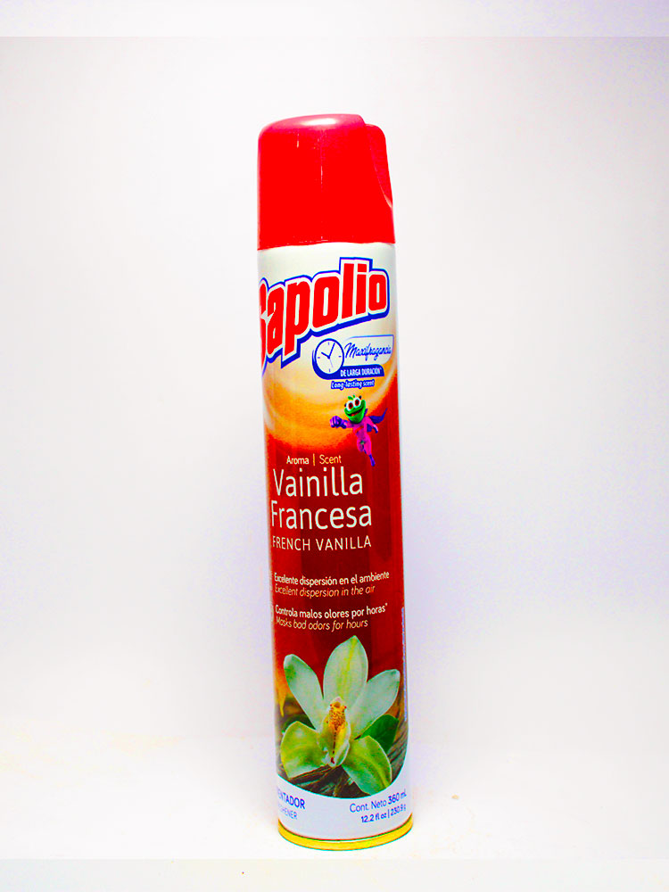 Ambientador Vainilla Francesa Sapolio 360 Ml.