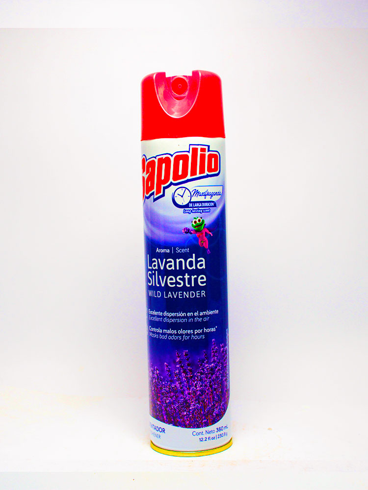 Ambientador Lavanda Silvestre Sapolio 360 Ml.