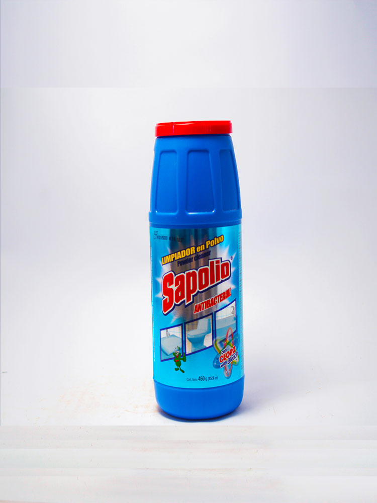 Antibacterial en Polvo Sapolio 450 Gr.