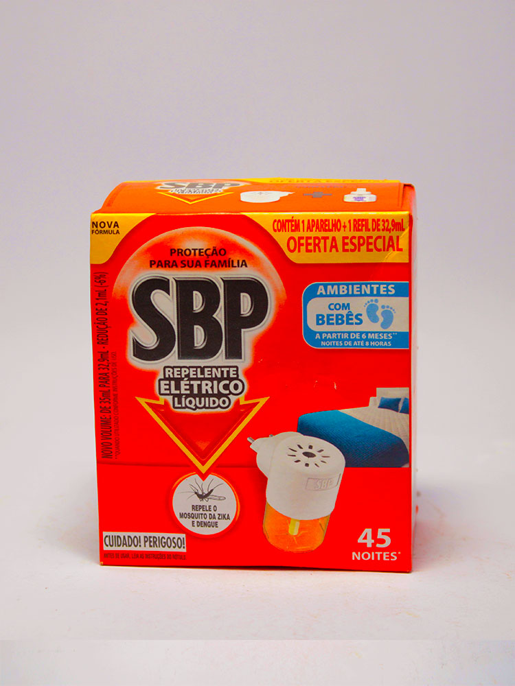 Repelente Eléctrico SBP 45 Noite