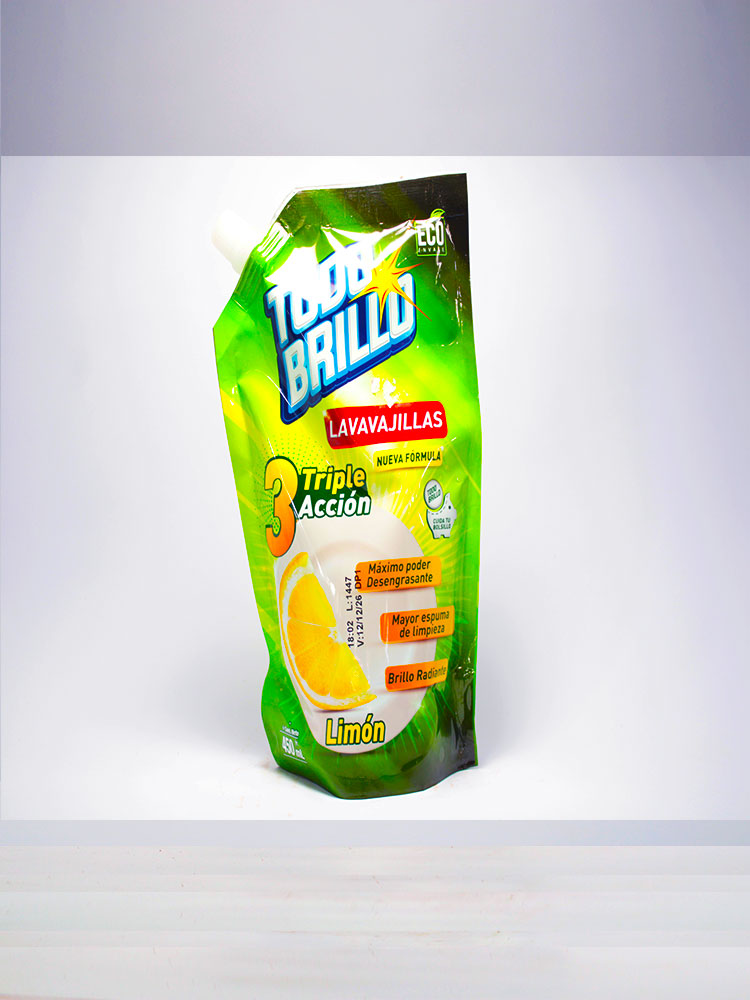 Lavavajillas Limón Todo Brillo 450 Gr.