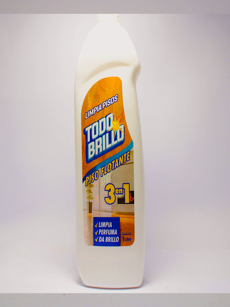 Limpia Pisos , Piso Flotante Todo Brillo 900 Ml