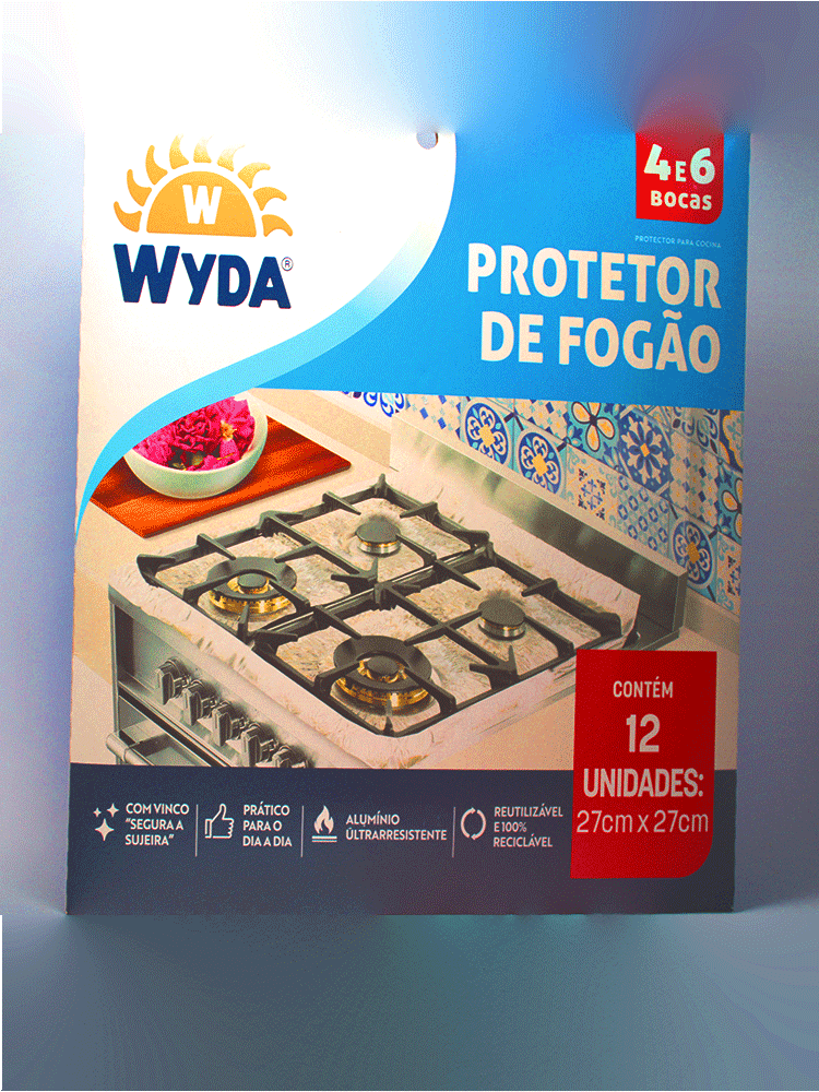 Protector de Fogao 30cm x 28cm (12 unidades) Wyda