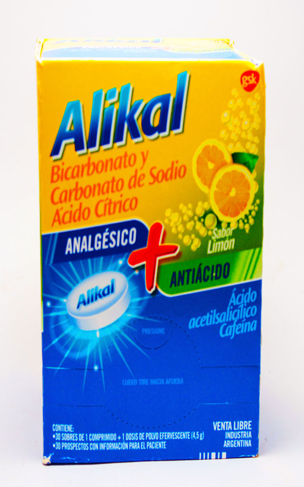alikal Polvo Efervecente 5 Gr. Alikal 30 Sobres