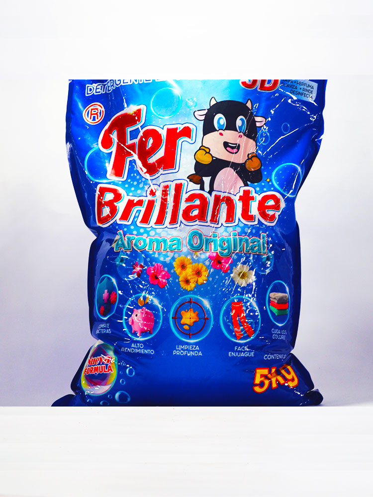 Detergente Aroma Original Fer Brillante 5 Kg.