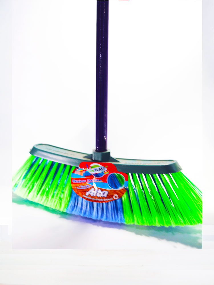 Cepillo Frank Español Luz Plast + Mango de Madera