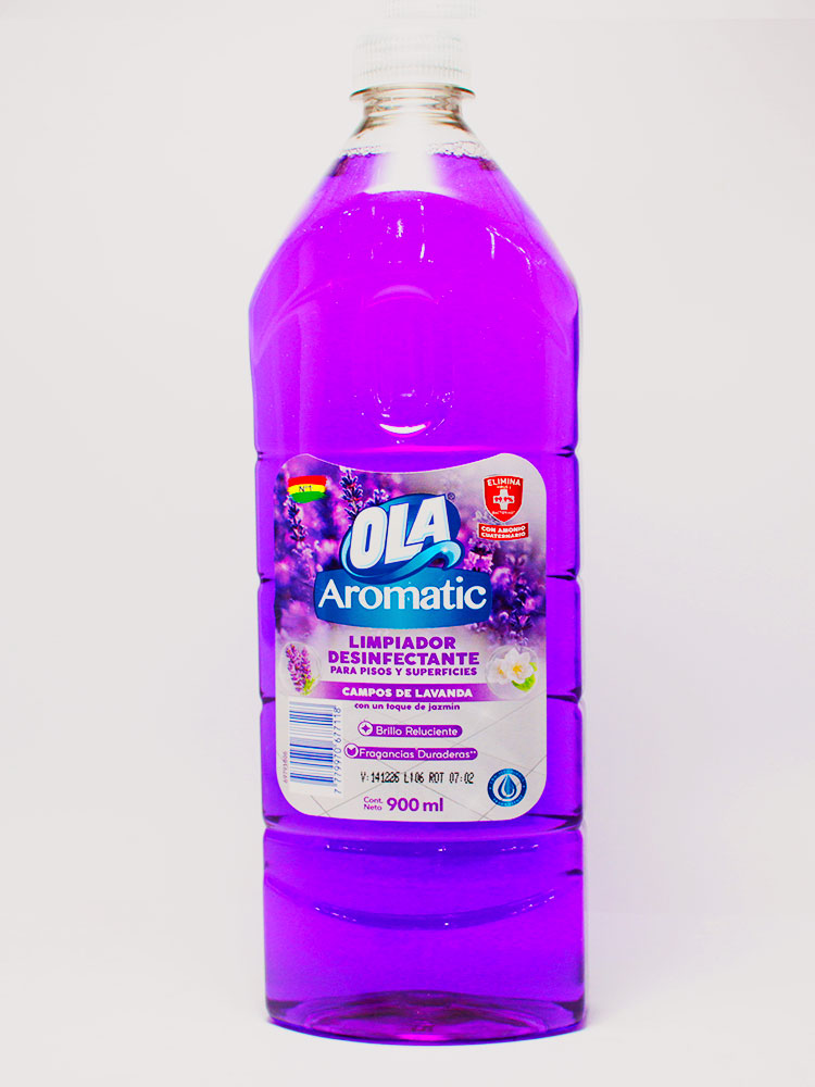 Limpiador Desinfectante Ola Lavanda 900 Ml.