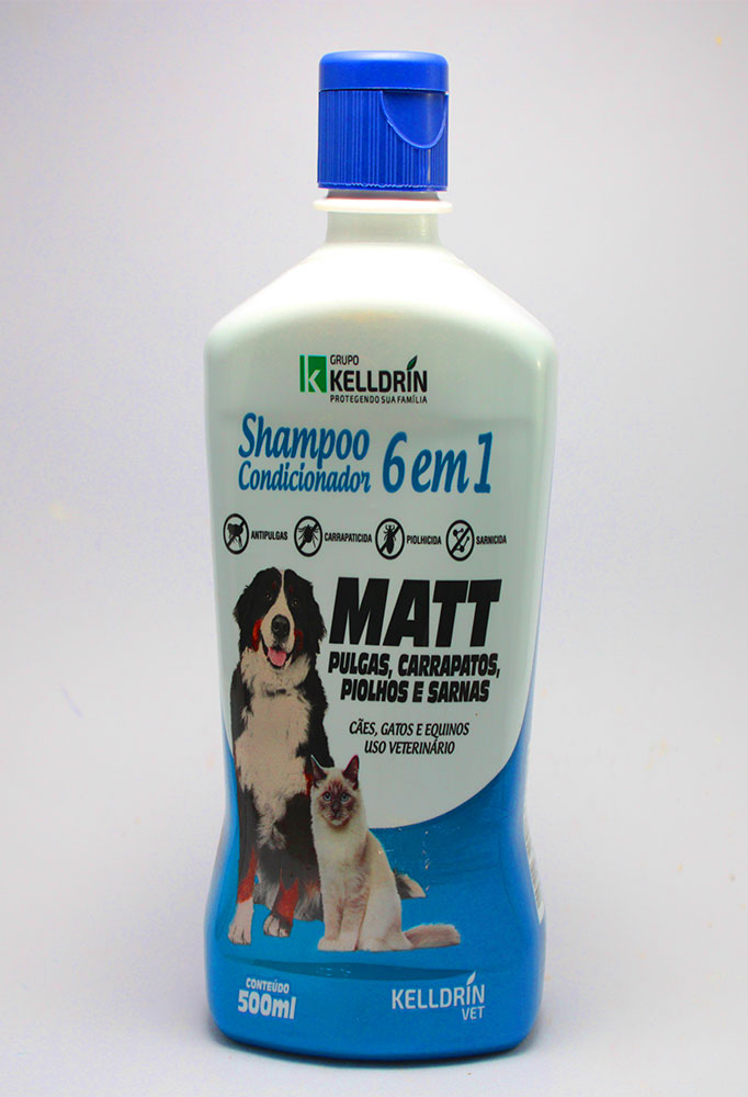 Shampoo y Acondicionador 6 en 1 Matt 500 Ml.